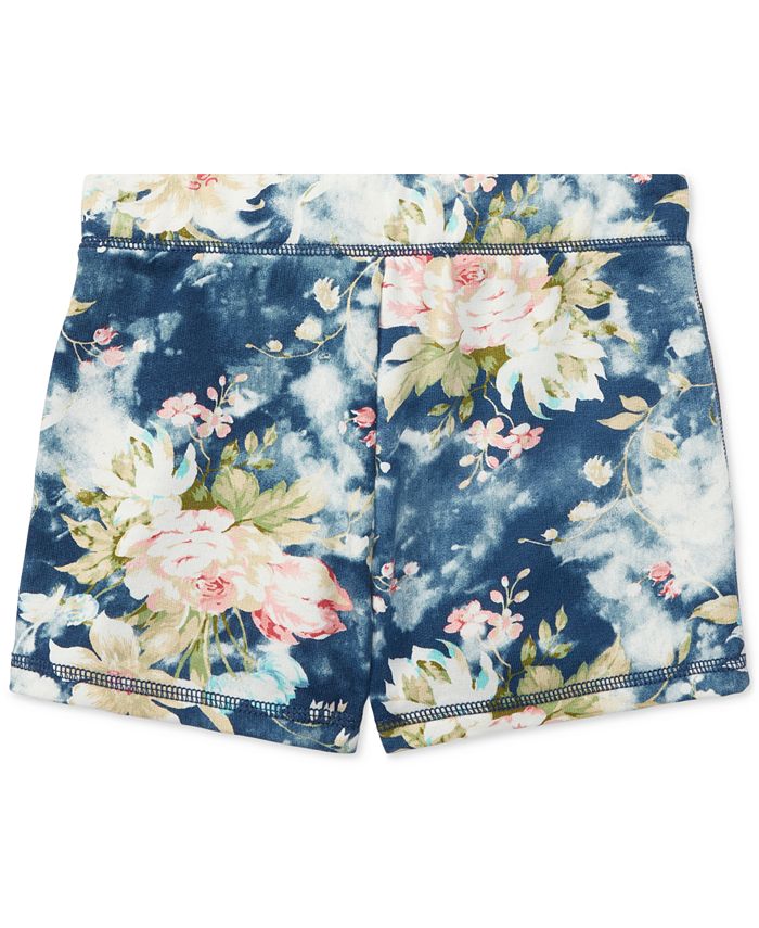 Polo Ralph Lauren Floral French Terry Shorts, Big Girls - Macy's