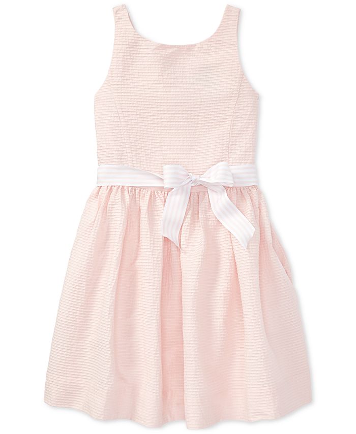 Polo Ralph Lauren Sleeveless Cotton Dress, Big Girls - Macy's
