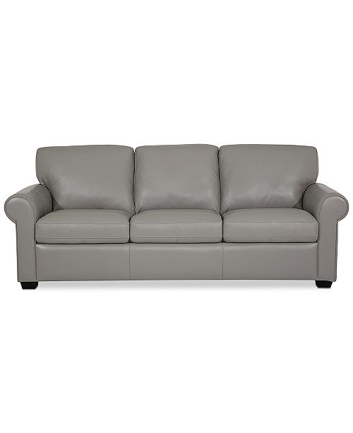 Furniture Orid 82" Leather Sofa, Created for Macy's Furniture Macy's