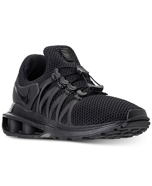 nike shox gravity women's black