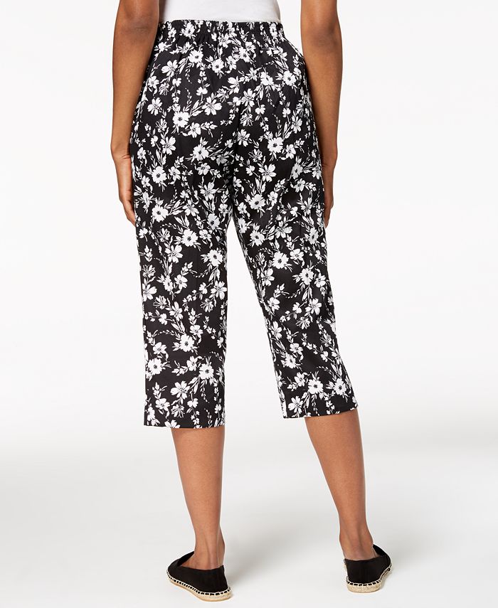 Alfred Dunner Petite Printed Capri Pants Macy's