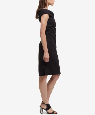 dkny black dress macys