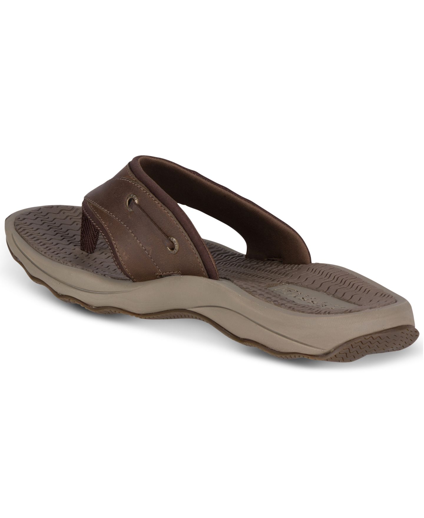Мужские сандалии Sperry Outerbanks Thong, цвет: Коричневый — фото 4
