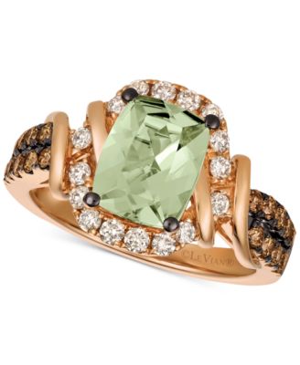 Le Vian - Mint Julep Quartz™ (1-3/4 ct. t.w.) & Diamond (5/8 ct. t.w.) Ring in 14k Rose Gold