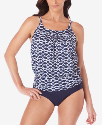 blouson swimsuit tops