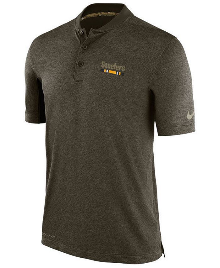 Nike Men's Pittsburgh Steelers Salute To Service Polo - Macy's