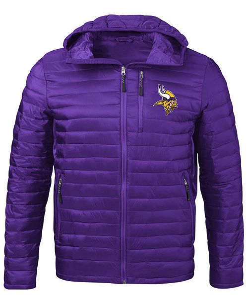 G Iii Sports Men S Minnesota Vikings Equator Quilted Jacket