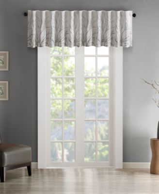 Madison Park - Andora 50" x 18" Embroidered Valance