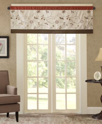 Serene Embroidered Colorblocked Window Treatments