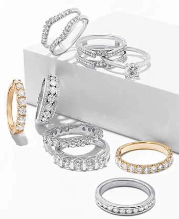Macy's - Diamond Band Ring in 14k White Gold (1/2 ct. t.w.)