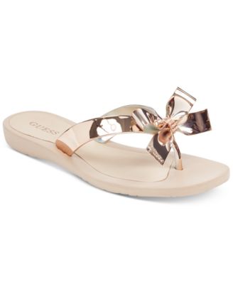 cheap rose gold flip flops