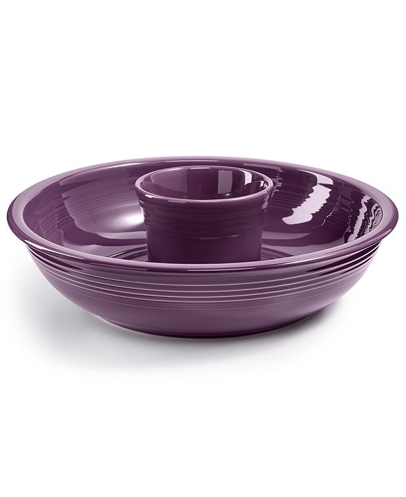 Fiesta Mulberry Chip & Dip Set & Reviews Serveware Dining Macy's