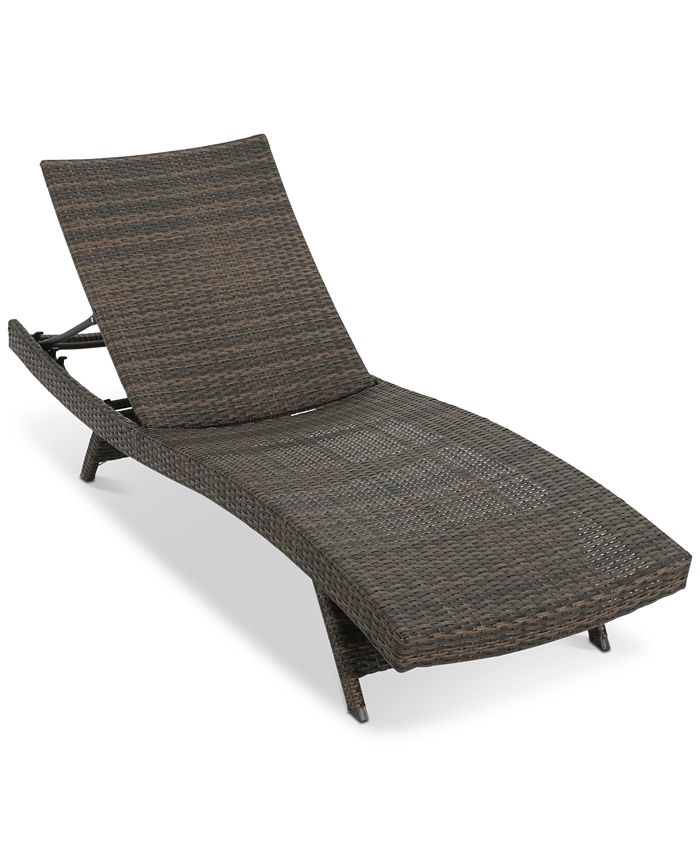 Noble House - Carlsbad Chaise Lounge, Quick Ship