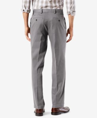 Men's Easy Straight Fit Khaki Stretch Pants