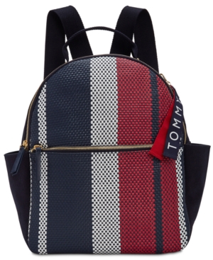 TOMMY HILFIGER CLASSIC TOMMY WOVEN DOME MEDIUM BACKPACK