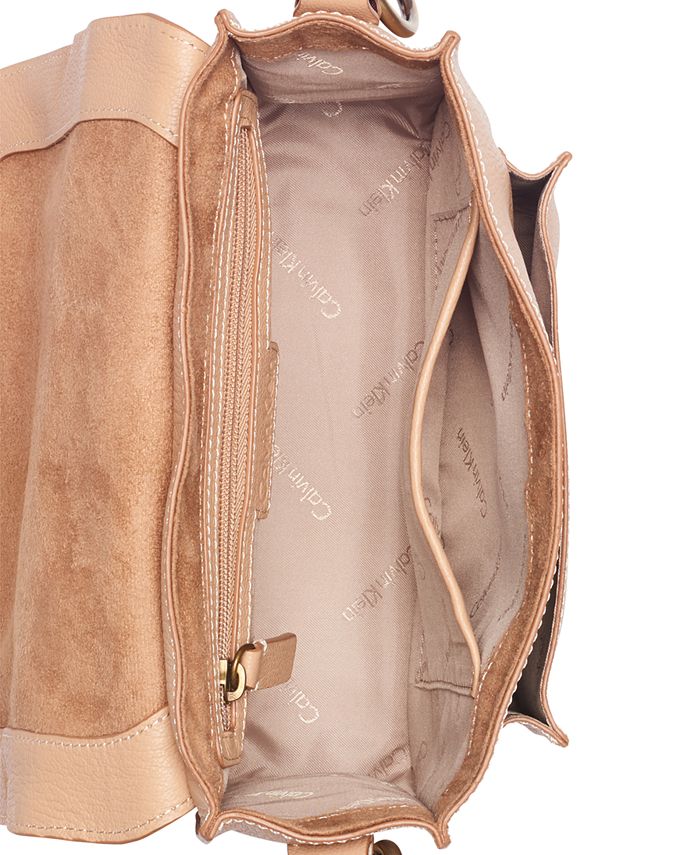 Calvin Klein Wendy Leather TopHandle Crossbody Macy's
