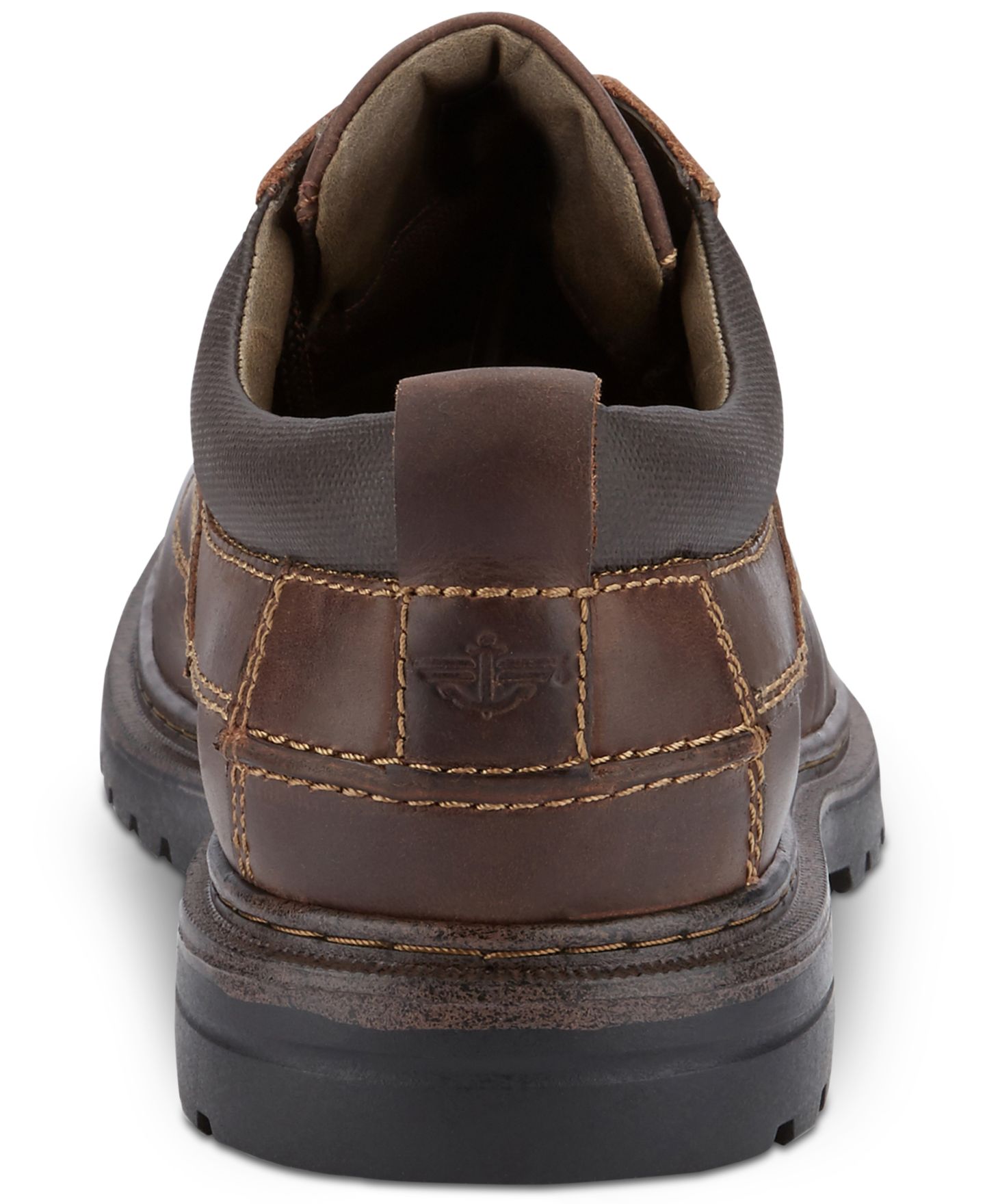 Обувь Dockers Men's Warden Plain-Toe Leather Oxfords, цвет: Красный коричневый — фото 6