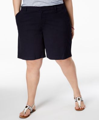 tommy hilfiger plus size shorts