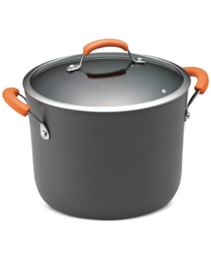 Rachael Ray 10-Qt. Hard-Anodized Non-Stick Stockpot & Lid