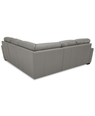 Ennia 2-Pc. Leather Sectional Sofa, Created for Macy's