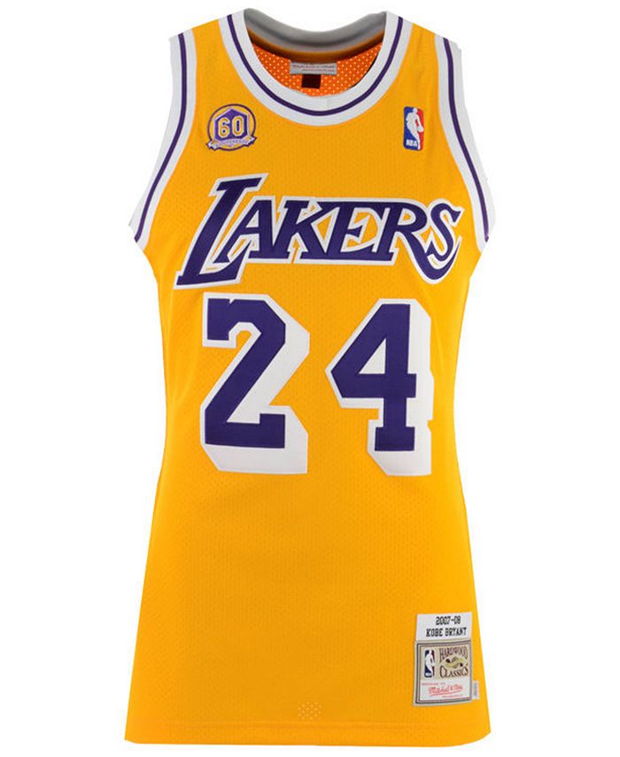 adidas, Shirts, Adidas Nba Lakers Kobe Bryant Sewn The Finals Authentic  Jersey Purple Size 44