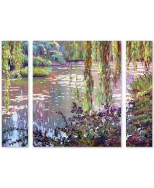 Trademark Global David Lloyd Glover 'homage To Monet' Multi Panel Art Set Large In No Color
