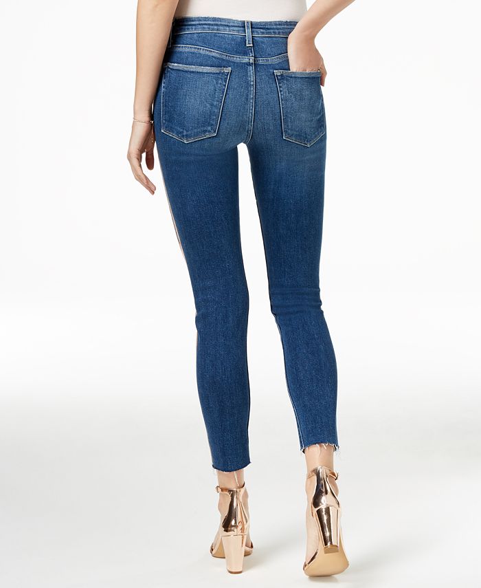 Joe's Jeans The Charlie High Rise Skinny Ankle Jean with Rose Gold ...