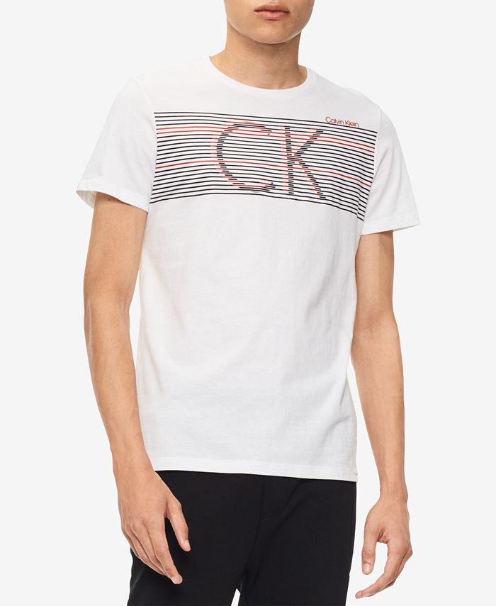 Calvin Klein Men's Graphic-Print Cotton T-Shirt - Macy's