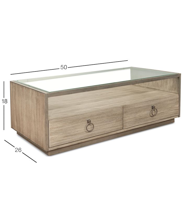 Furniture Esme Rectangle Coffee Table Macy's