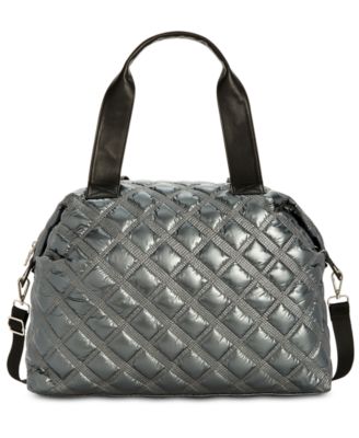 steve madden quilted weekender bag