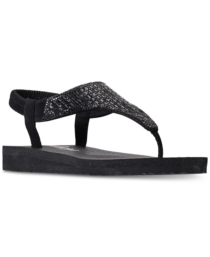Skechers Women's Meditation - Rock Crown Flip-Flop Thong Sandals from ...