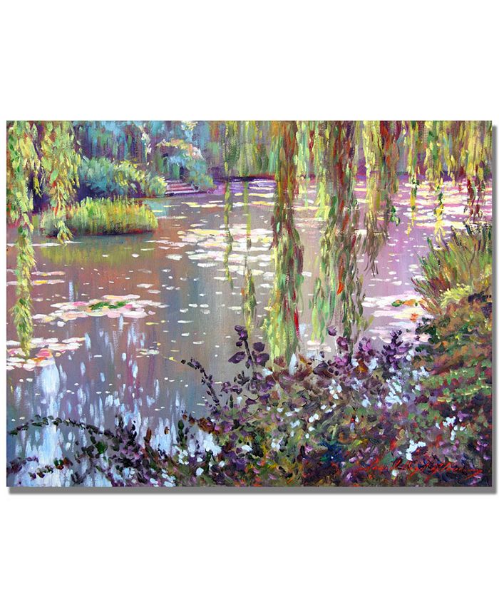 Trademark Global - David Lloyd Glover 'Homage to Monet' 18" x 24" Canvas Wall Art
