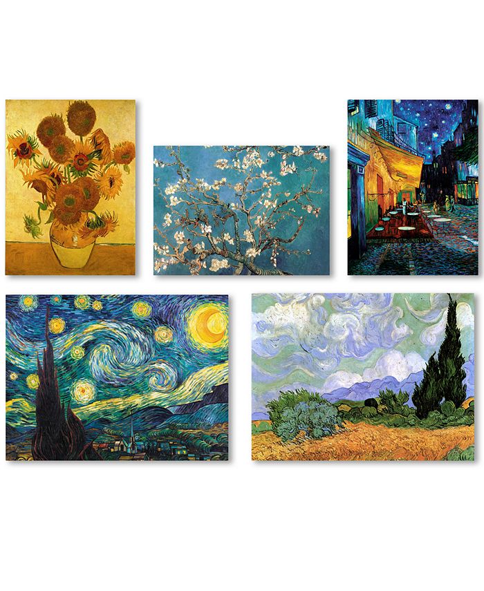 Trademark Global - Vincent van Gogh 5-Pc. Wall Art Collection