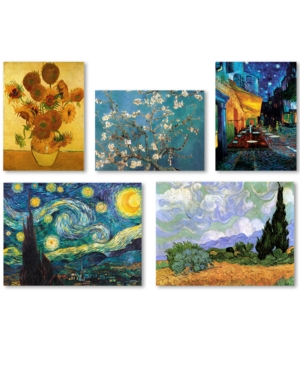 Trademark Global Vincent Van Gogh 5-pc. Wall Art Collection, 18" X 24"