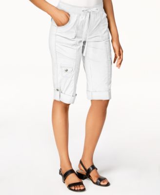 Style \u0026 Co Drawstring Cargo Shorts 