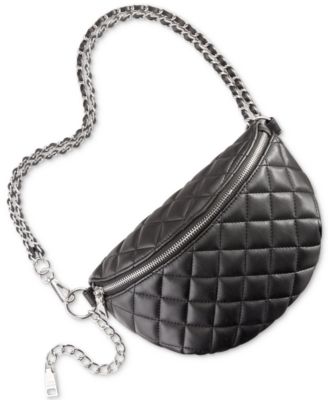 steve madden chevron quilted fanny pack