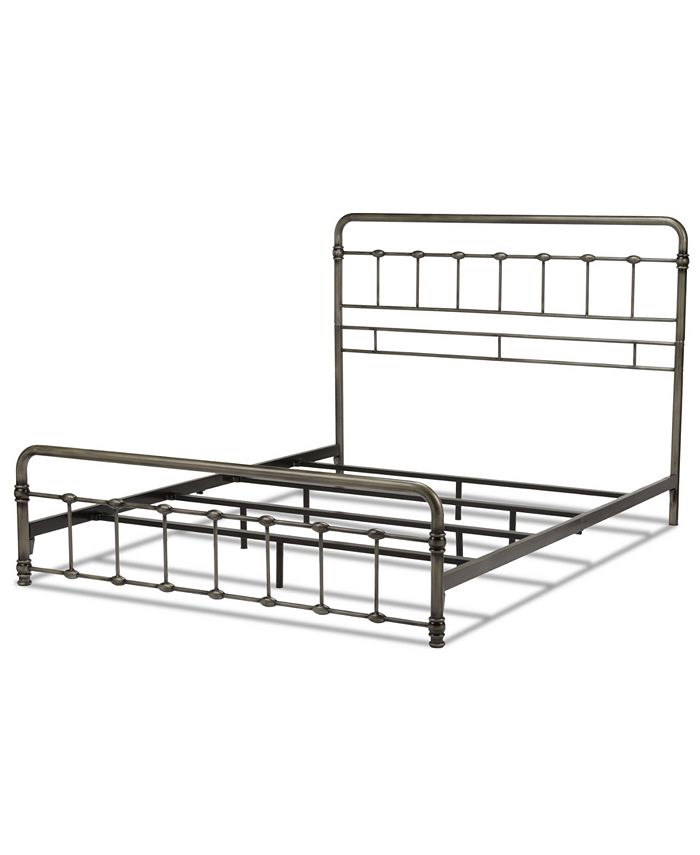 BLUSH & BRASS FremontKing Bed, Quick Ship Macy's