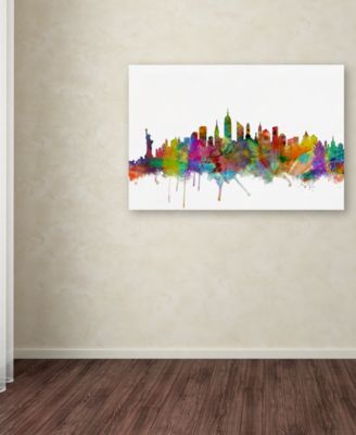 Michael Tompsett 'New York City Skyline' Canvas Art - 30" x 47"