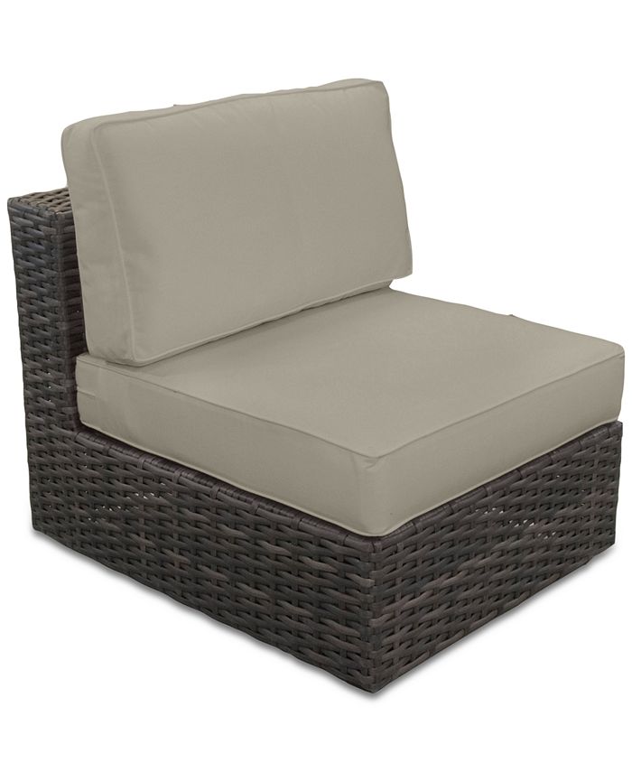 Furniture CLOSEOUT! Viewport Outdoor Armless Unit with Sunbrella