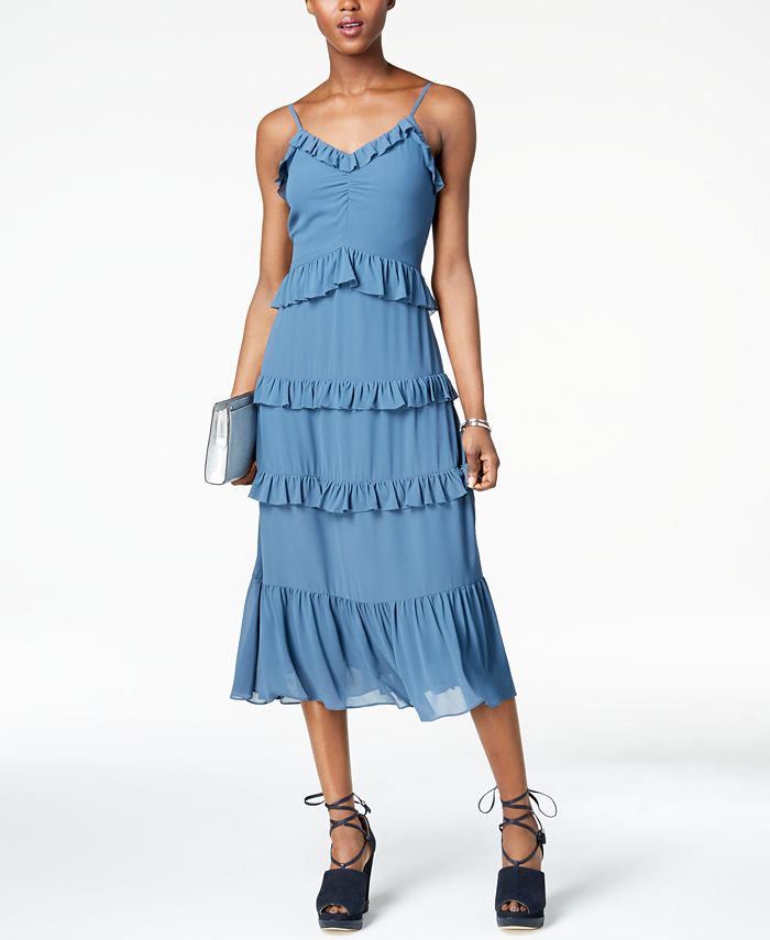 Michael kors tiered dress discount