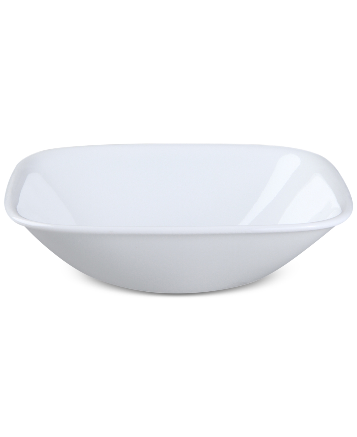 Square Round Pure White Dip & Condiment Bowl - White
