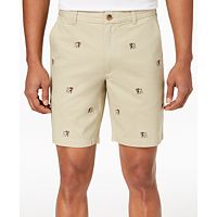 Club Room Men's Bulldog Embroidered 9-inch Shorts