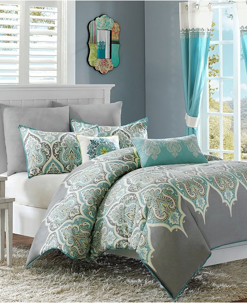 Madison Park Nisha 4 Pc Twin Duvet Cover Set Reviews Bed In A