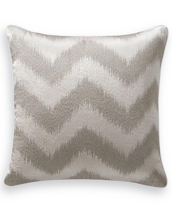 Hotel Collection Interlattice Chevron Decorative Pillow, 18" x 18", Created for Macy's Macy's