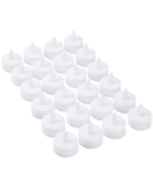 Trademark Global 24-pc. Led Tea Light Candle Set In White