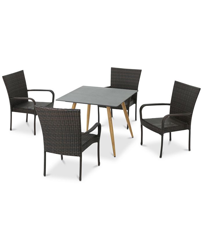 Furniture San Jose 5Pc. Outdoor Dining Set, Quick Ship Macy's