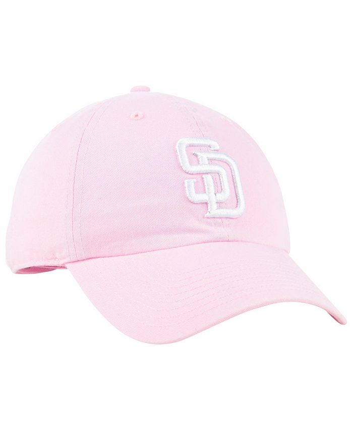 '47 Brand San Diego Padres Pink CLEAN UP Cap - Macy's