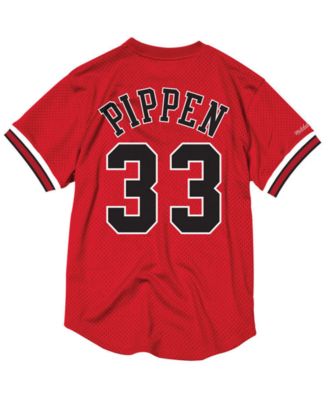 Mitchell & Ness - Name and Number Mesh Crewneck Jersey