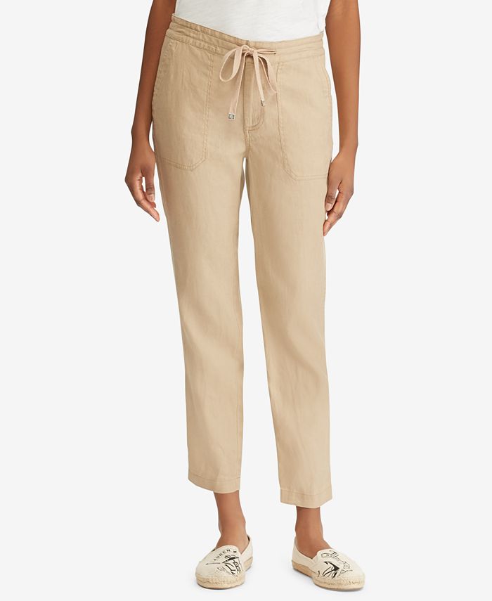 Macys ralph lauren linen pants Clearance