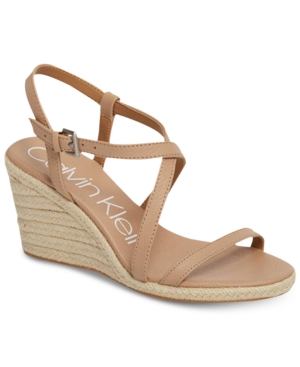 image of Calvin Klein Women-s Bellemine Wedge Sandals Women-s Shoes